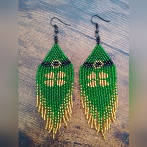 Handmade St. Patrick's Day Earrings